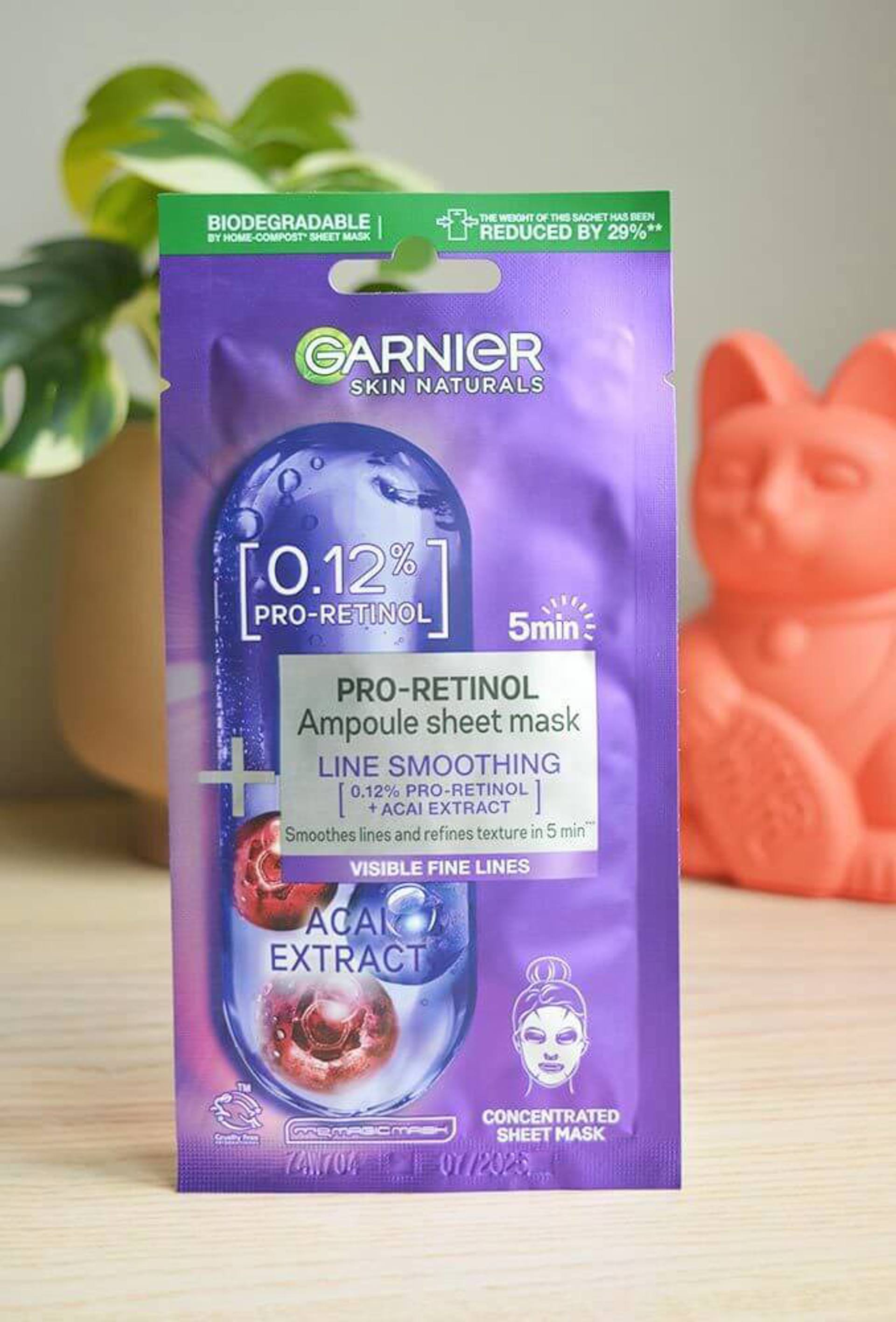 Garnier Pro-Retinol Kağıt Yüz Maskesi Nasıl Kullanılır?