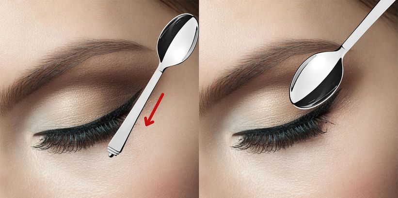 1. Kaşıkla eyeliner nasıl çekilir?