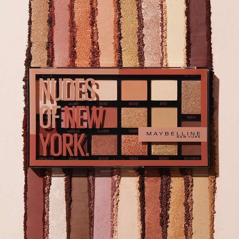 Maybelline Nudes of New York far paletinin yapısı