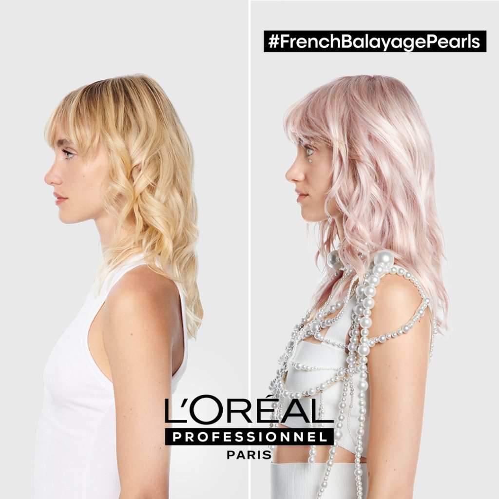 loreal professionnel french balayage pearls
