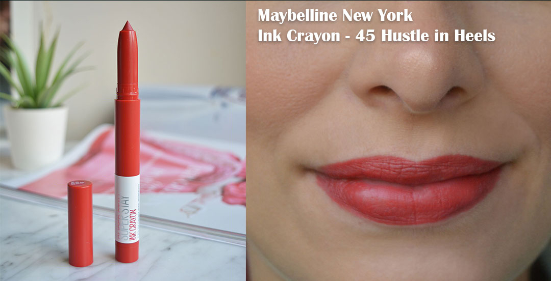 Maybelline Super Stay Ink Crayon Kalem Mat Rujlar – 45 Hustle in Heels